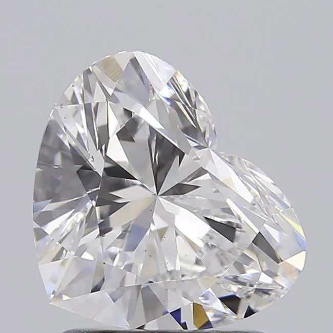 1.50ct Heart Lab Grown Diamond (Colour D, Clarity VS2, IGI Certified)