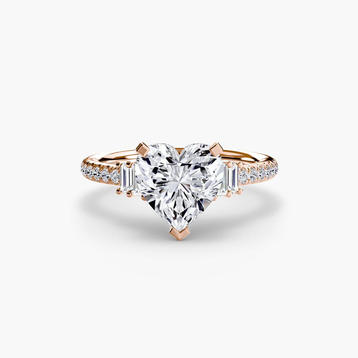 Bague Solitaire Pavée (Modèle 4)