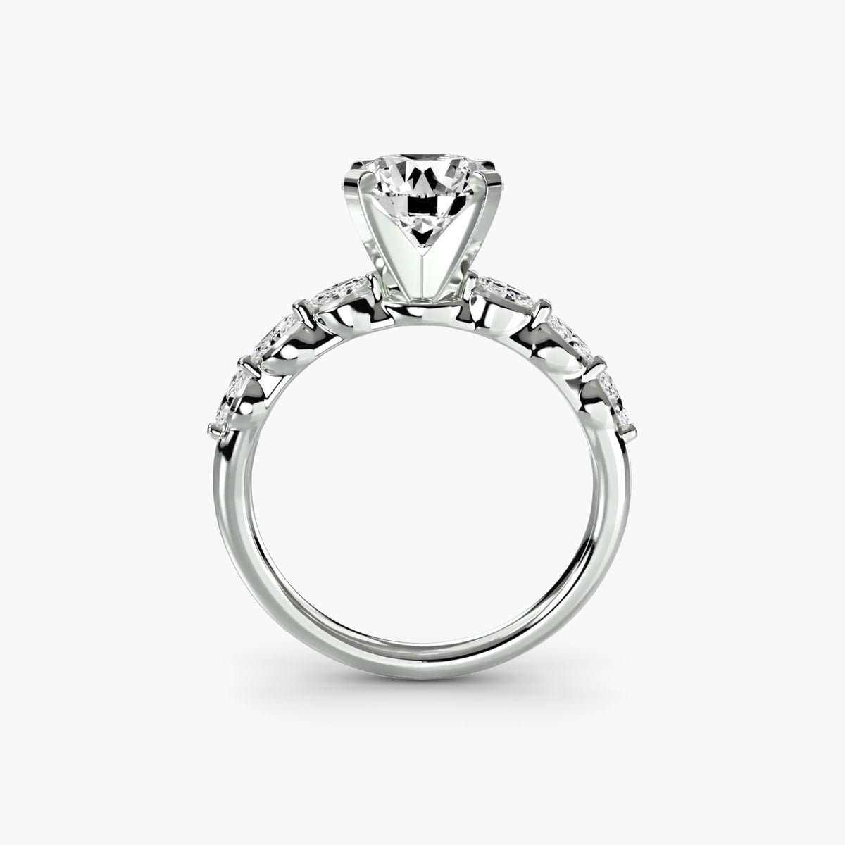 Bague Solitaire Florale