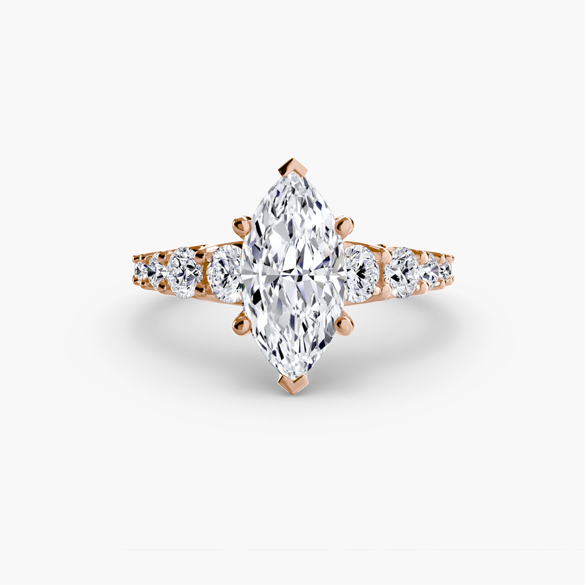 Bague à Pierres Décroissantes