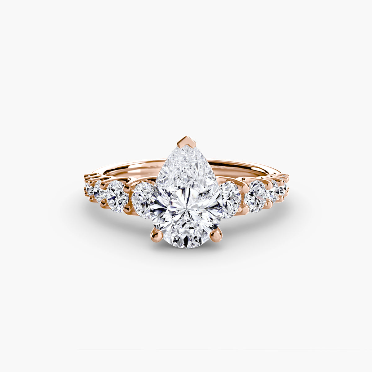 Bague à Pierres Décroissantes