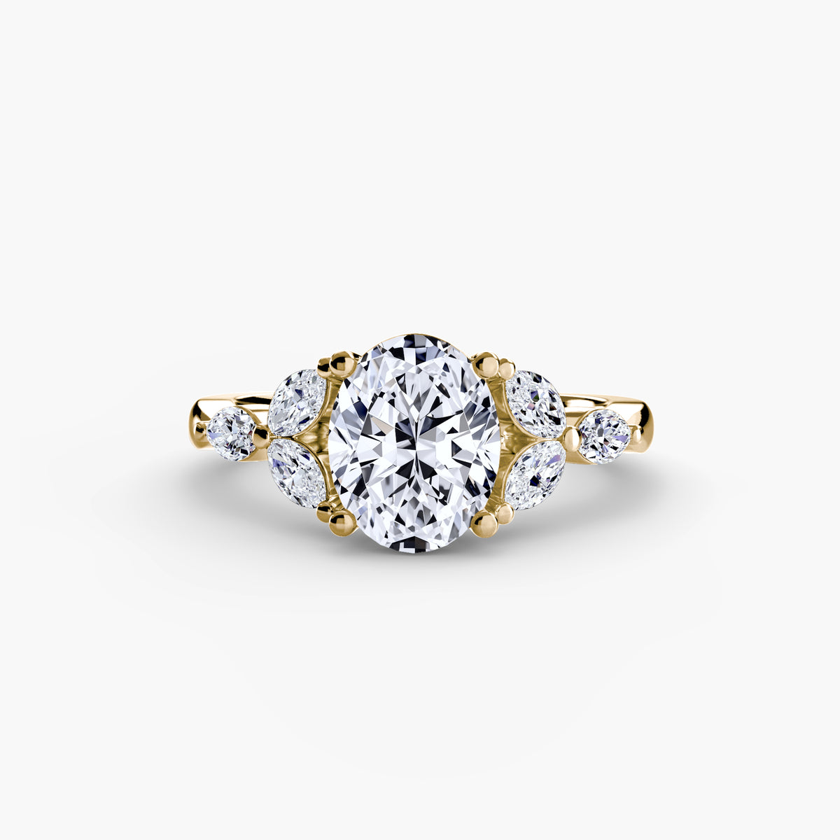 Bague à Épaules en Grappe