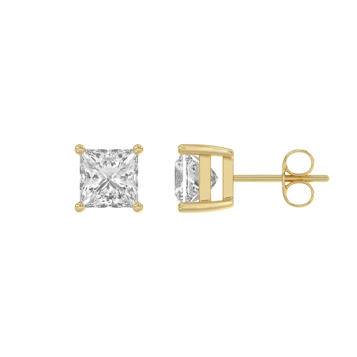 #Forme_Princesse#Carats_2 ct#Métal~Or jaune
