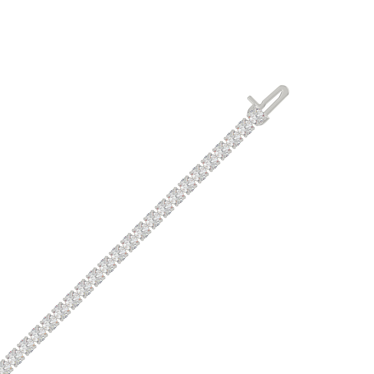 3 ct, or blanc 9 carats, vue à plat #Carats_3 ct#Métal~Or blanc