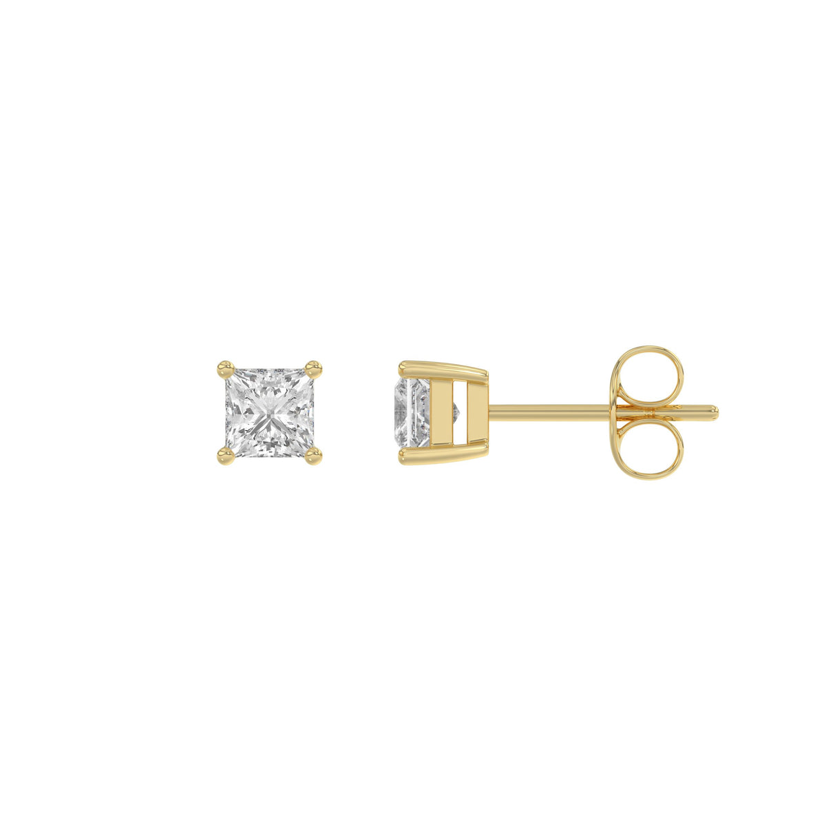 #Forme_Princesse#Carats_0,46 ct#Métal~Or jaune