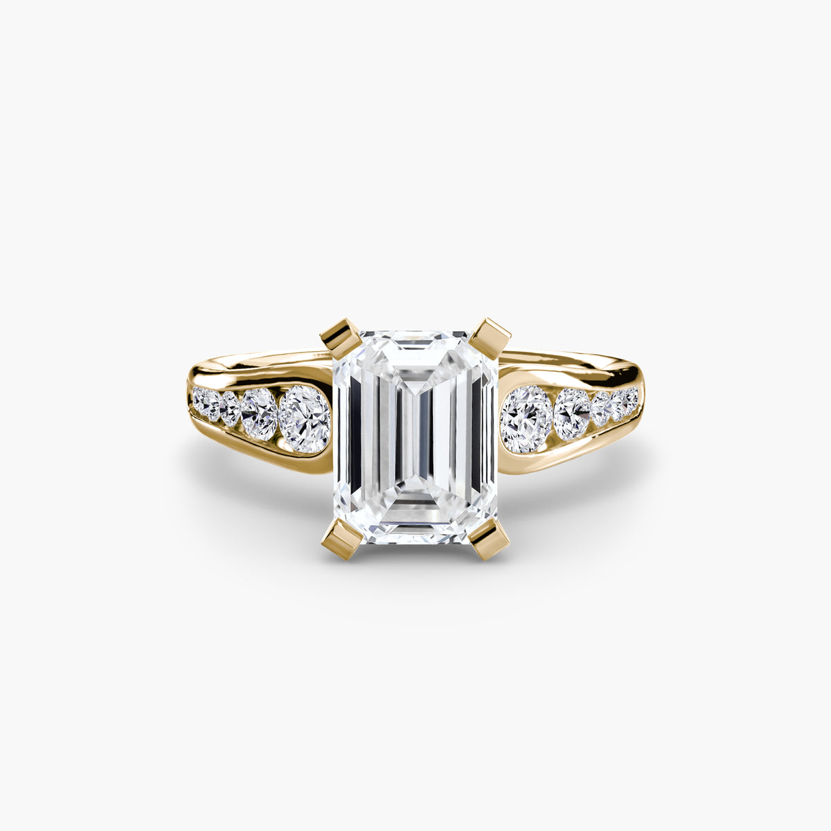 Bague Solitaire Pavée (Modèle 2)