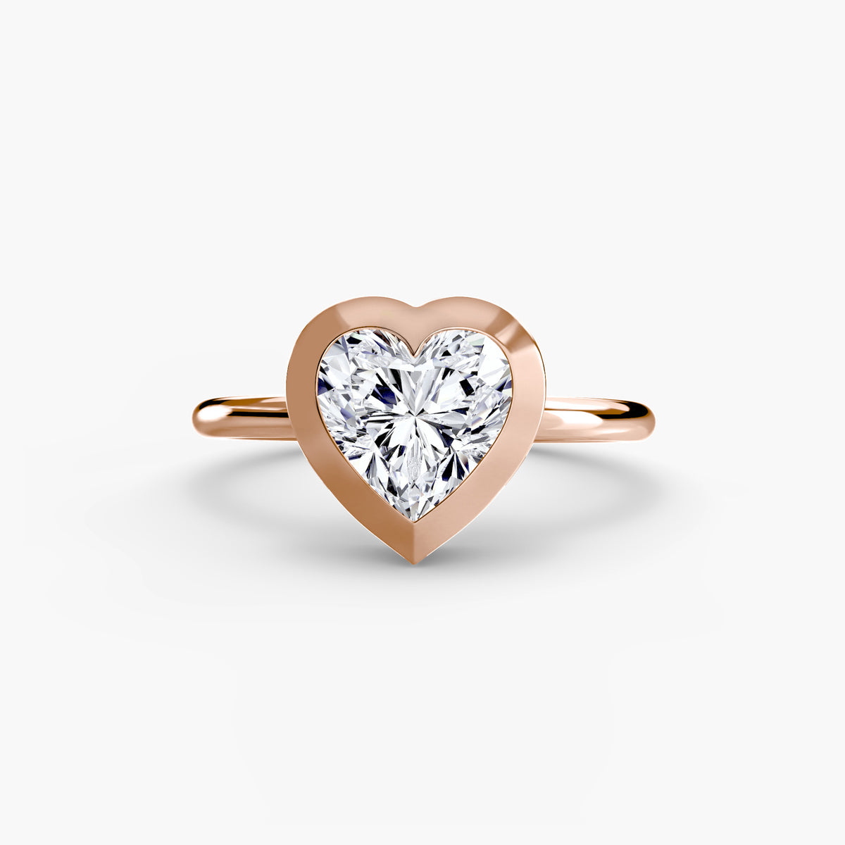 Bague Solitaire à Serti Clos