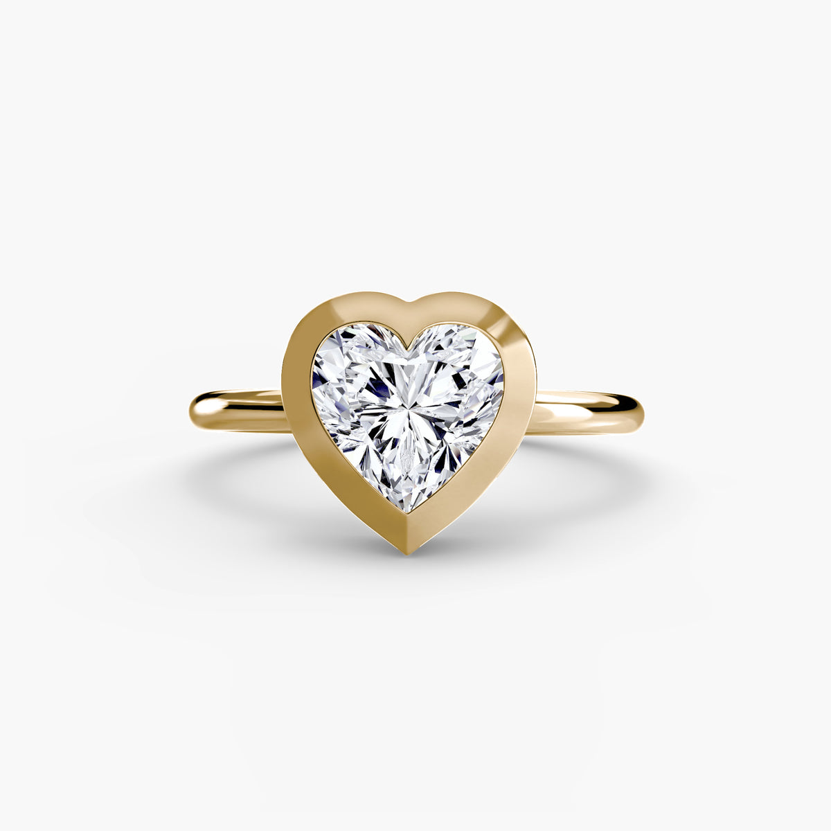 Bague Solitaire à Serti Clos