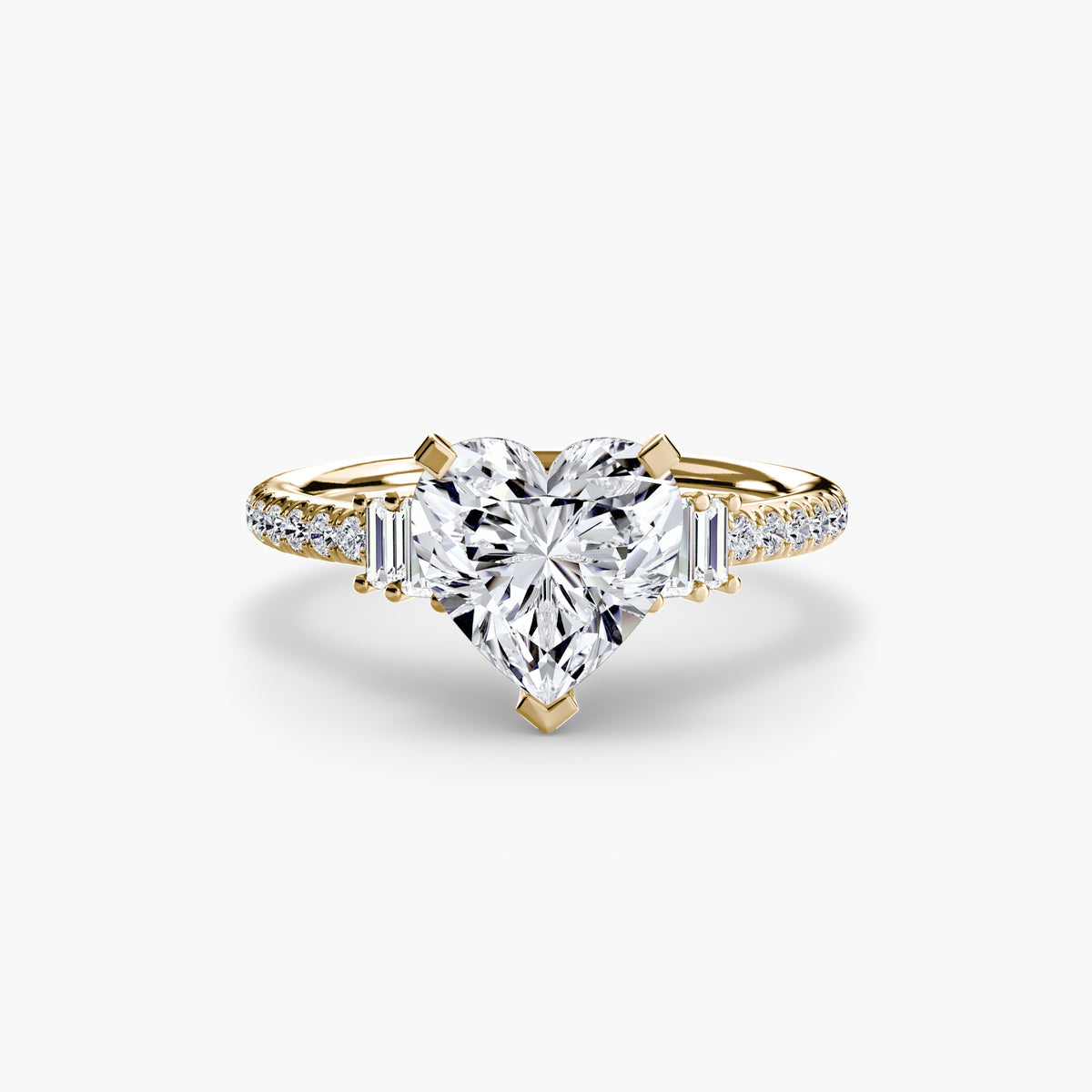 Bague Solitaire Pavée (Modèle 4)