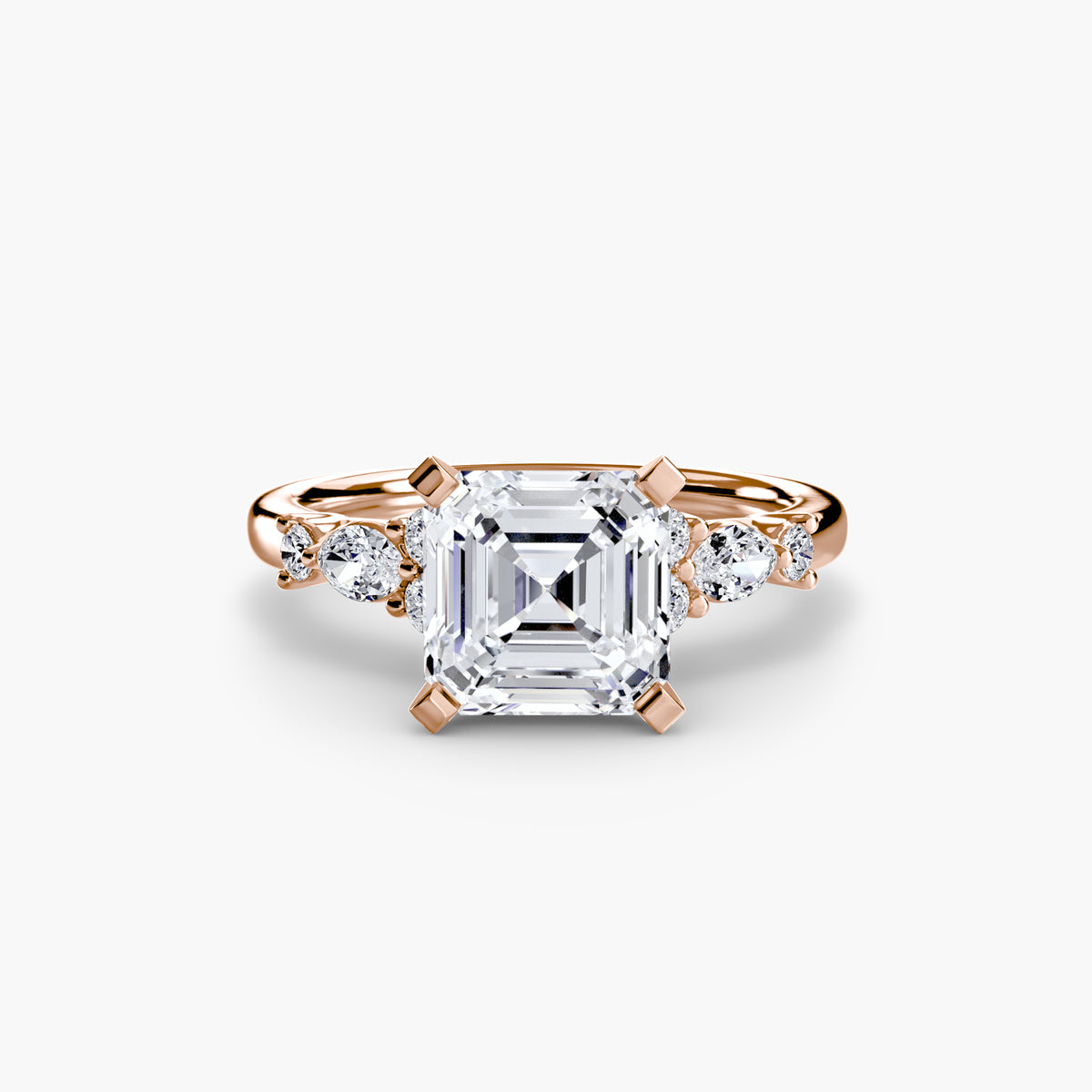 Bague Solitaire Florale