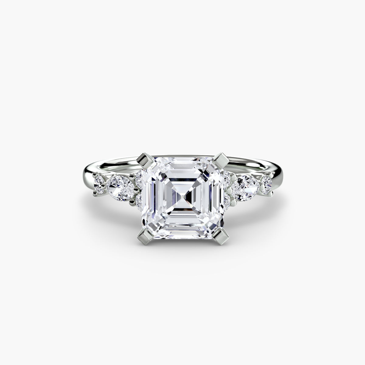 Bague Solitaire Florale