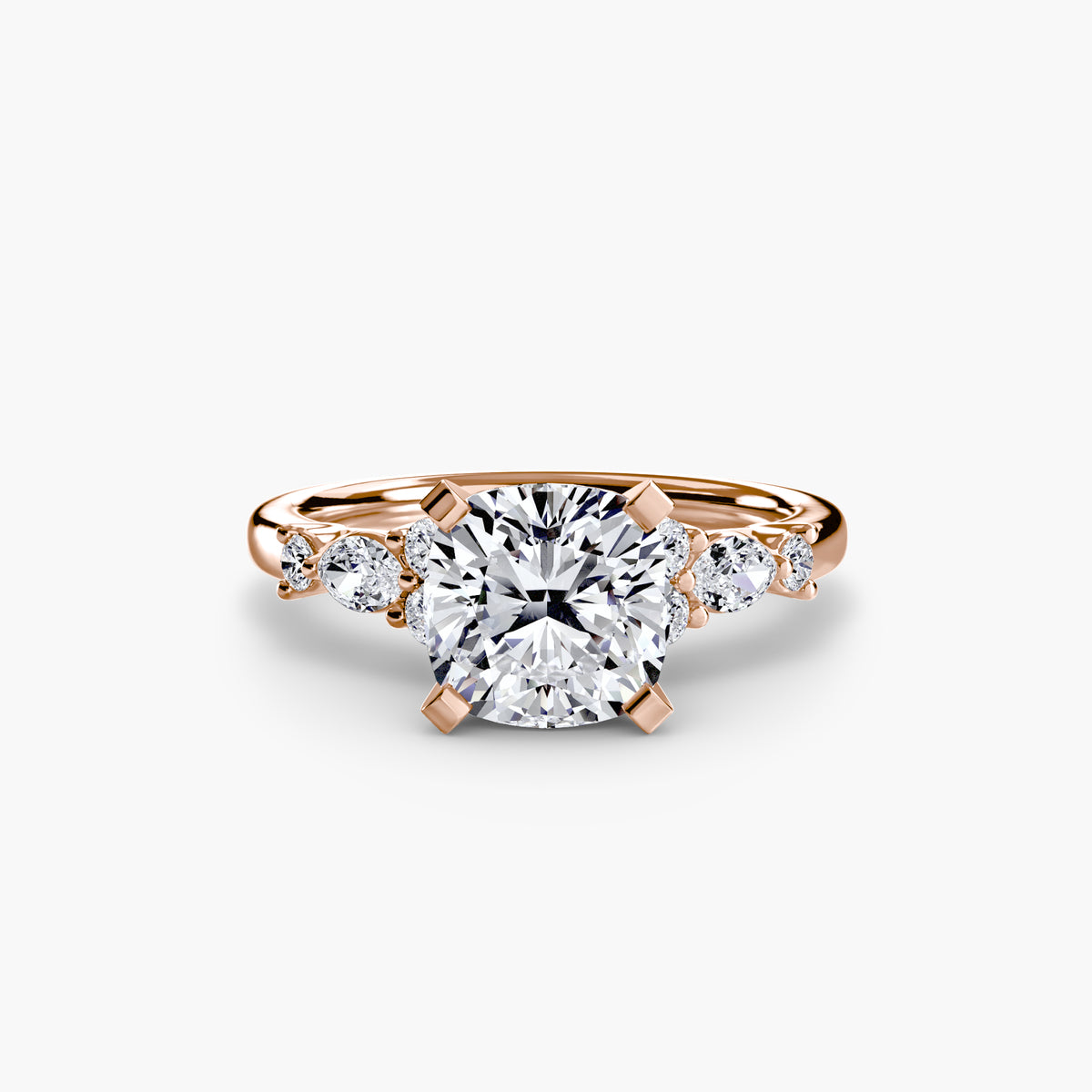 Bague Solitaire Florale
