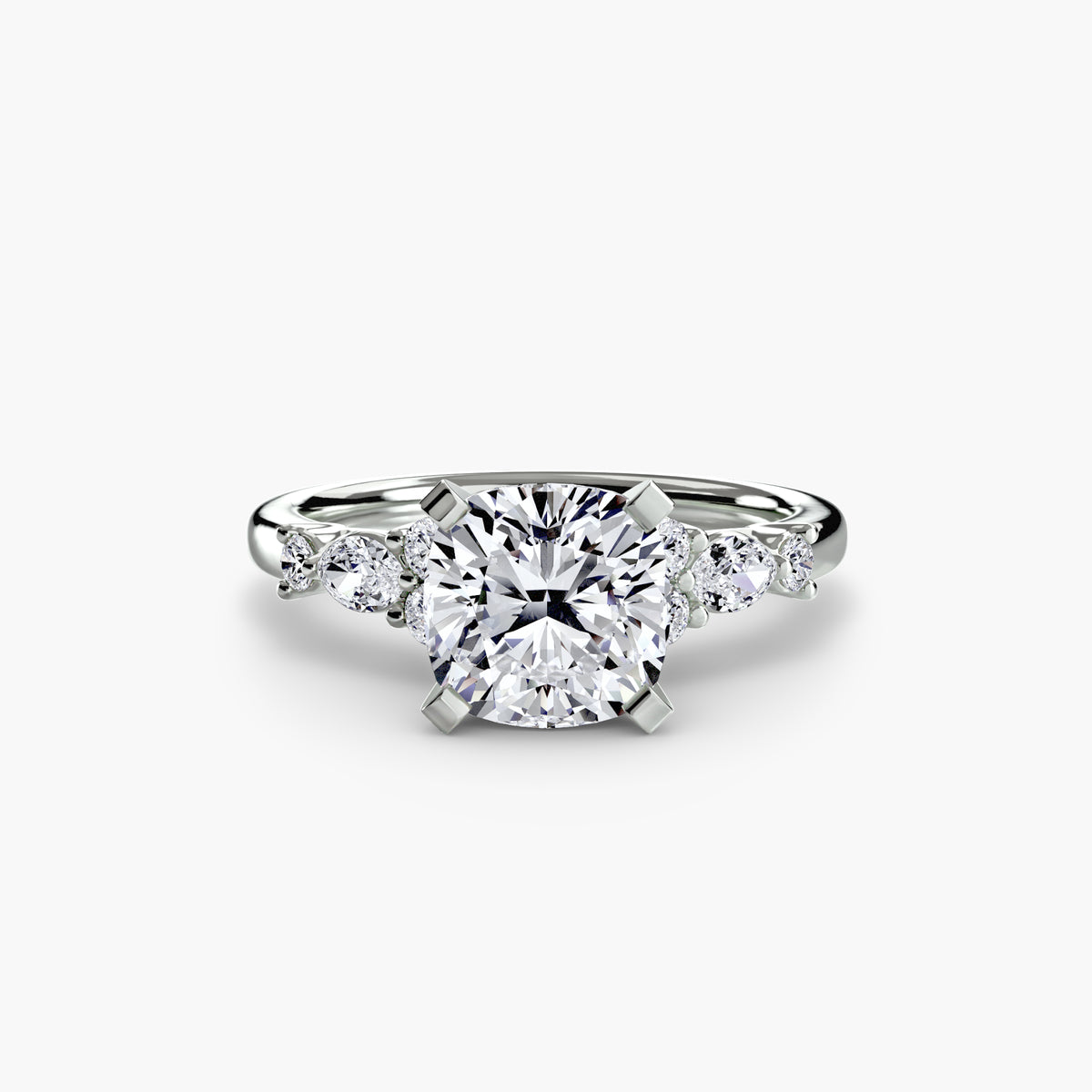Bague Solitaire Florale