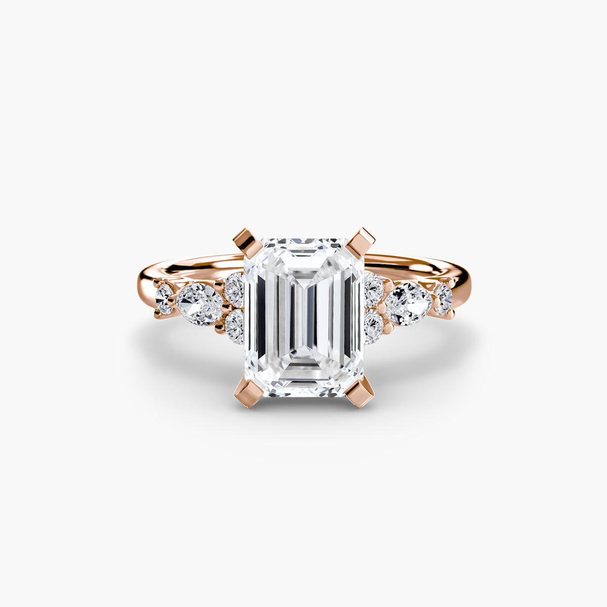 Bague Solitaire Florale