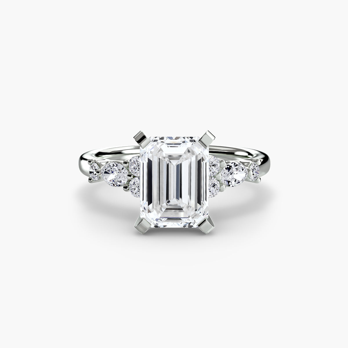 Bague Solitaire Florale