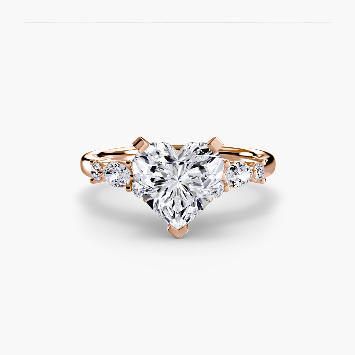 Bague Solitaire Florale