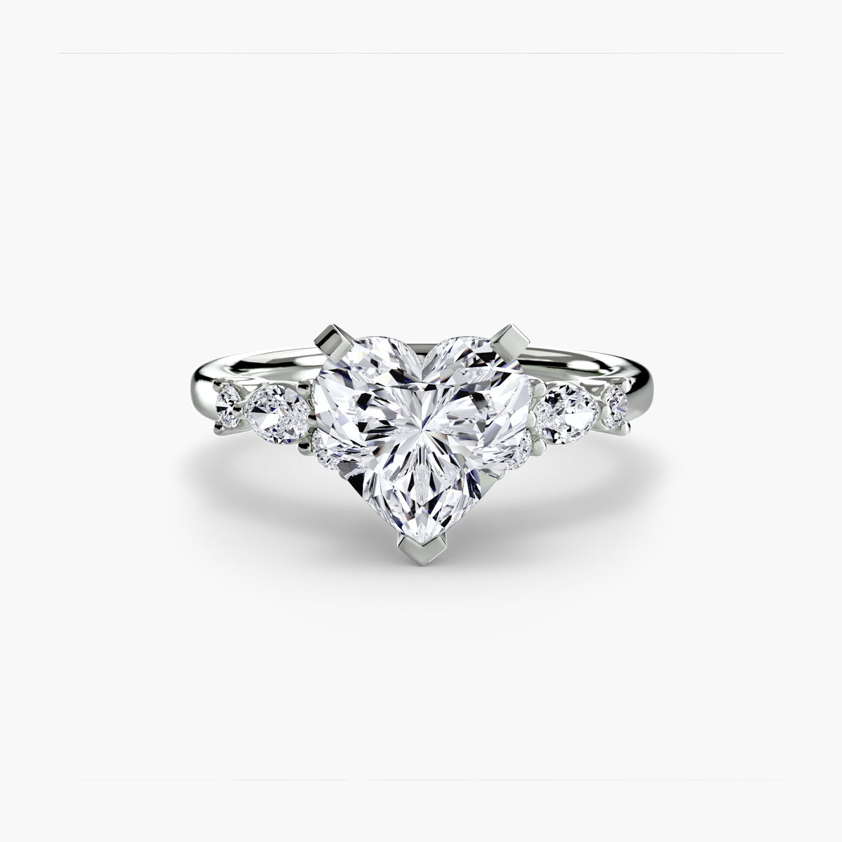 Bague Solitaire Florale