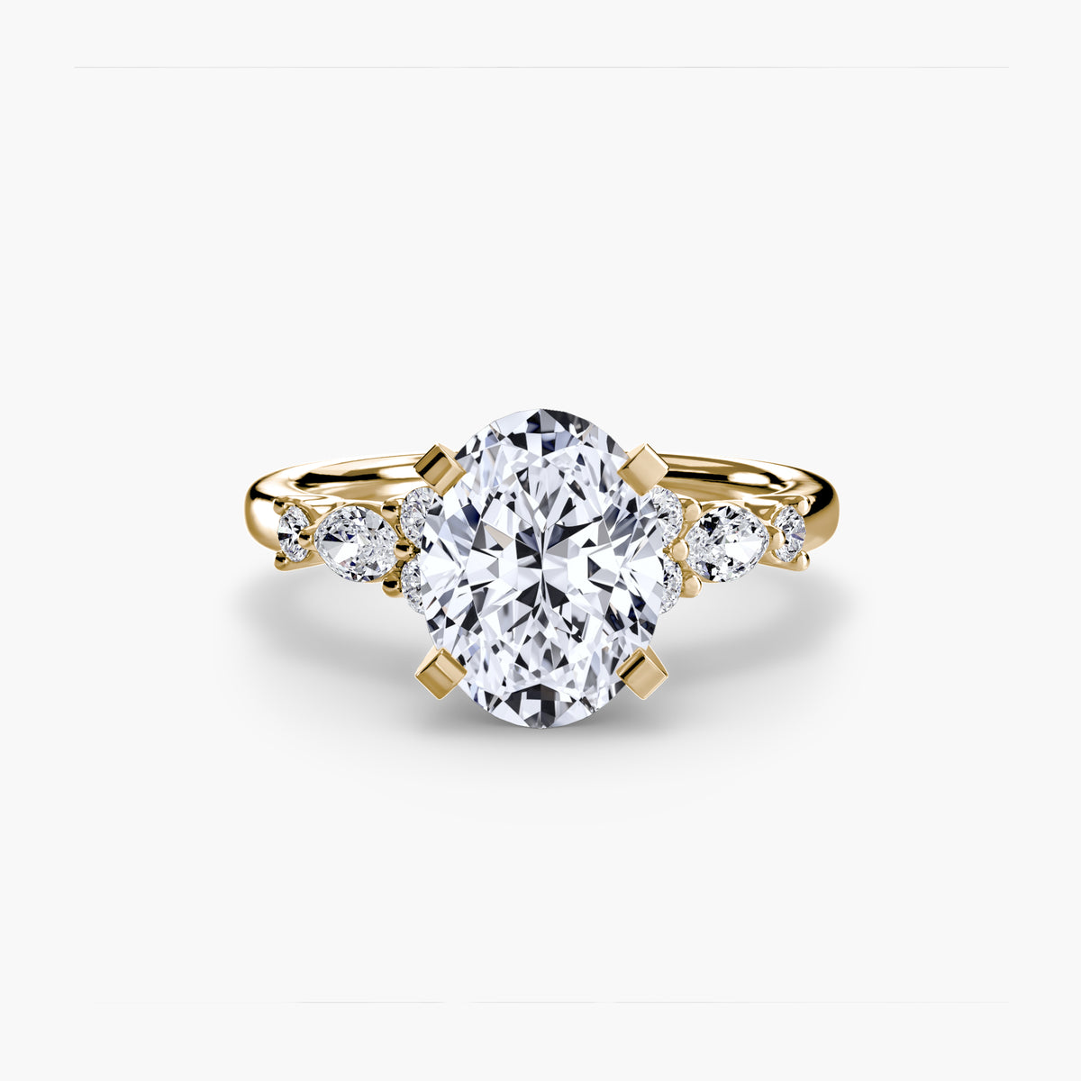 Bague Solitaire Florale