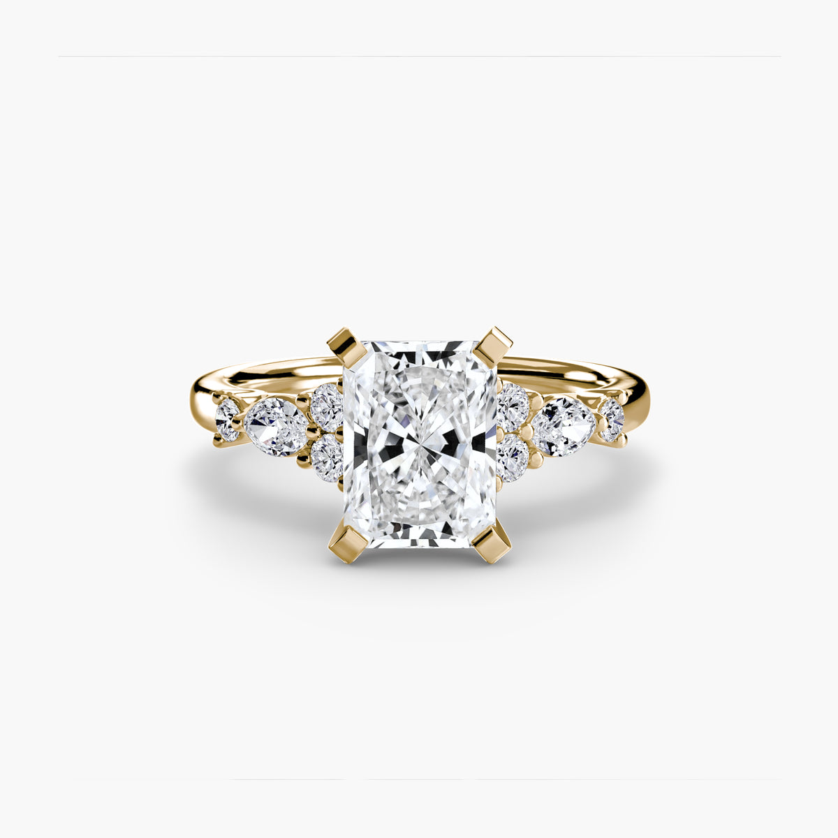 Bague Solitaire Florale