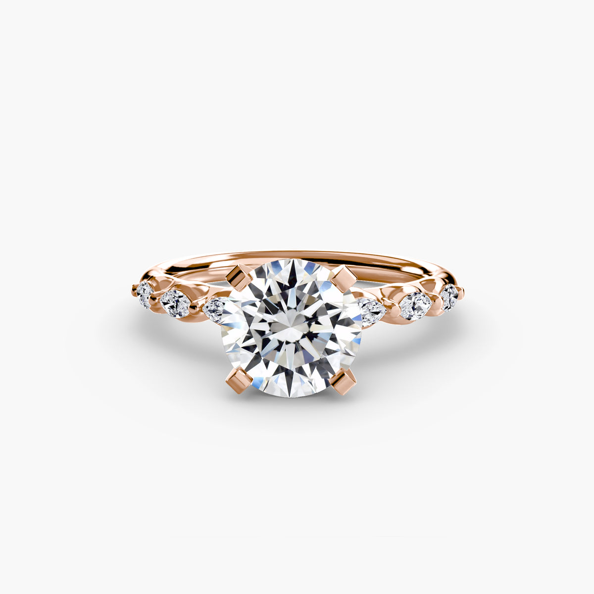 Bague Solitaire Florale