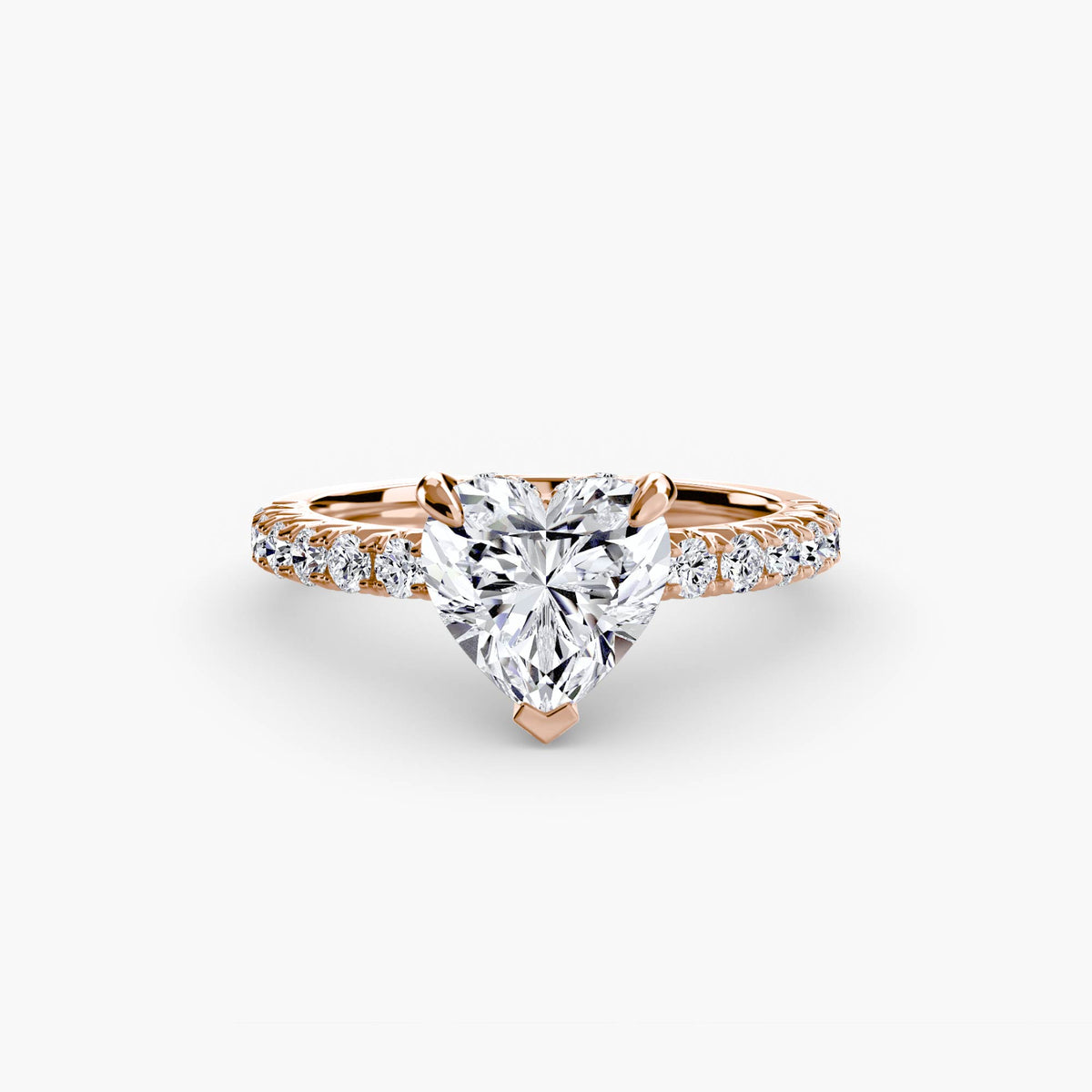Bague Solitaire Pavée (Modèle 6)