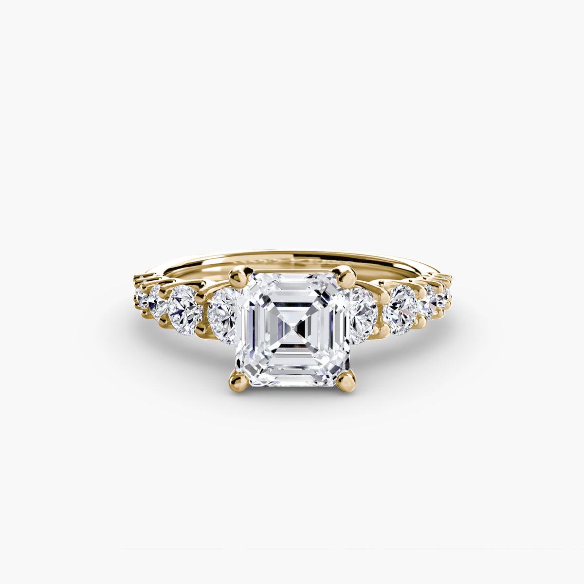 Bague à Pierres Décroissantes