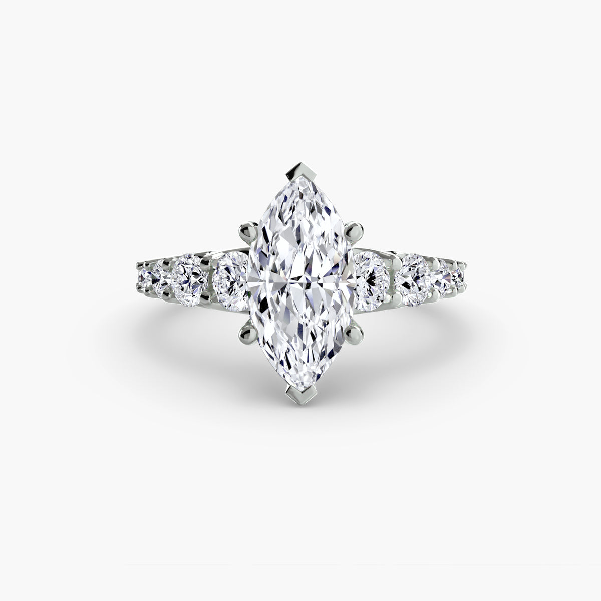 Bague à Pierres Décroissantes