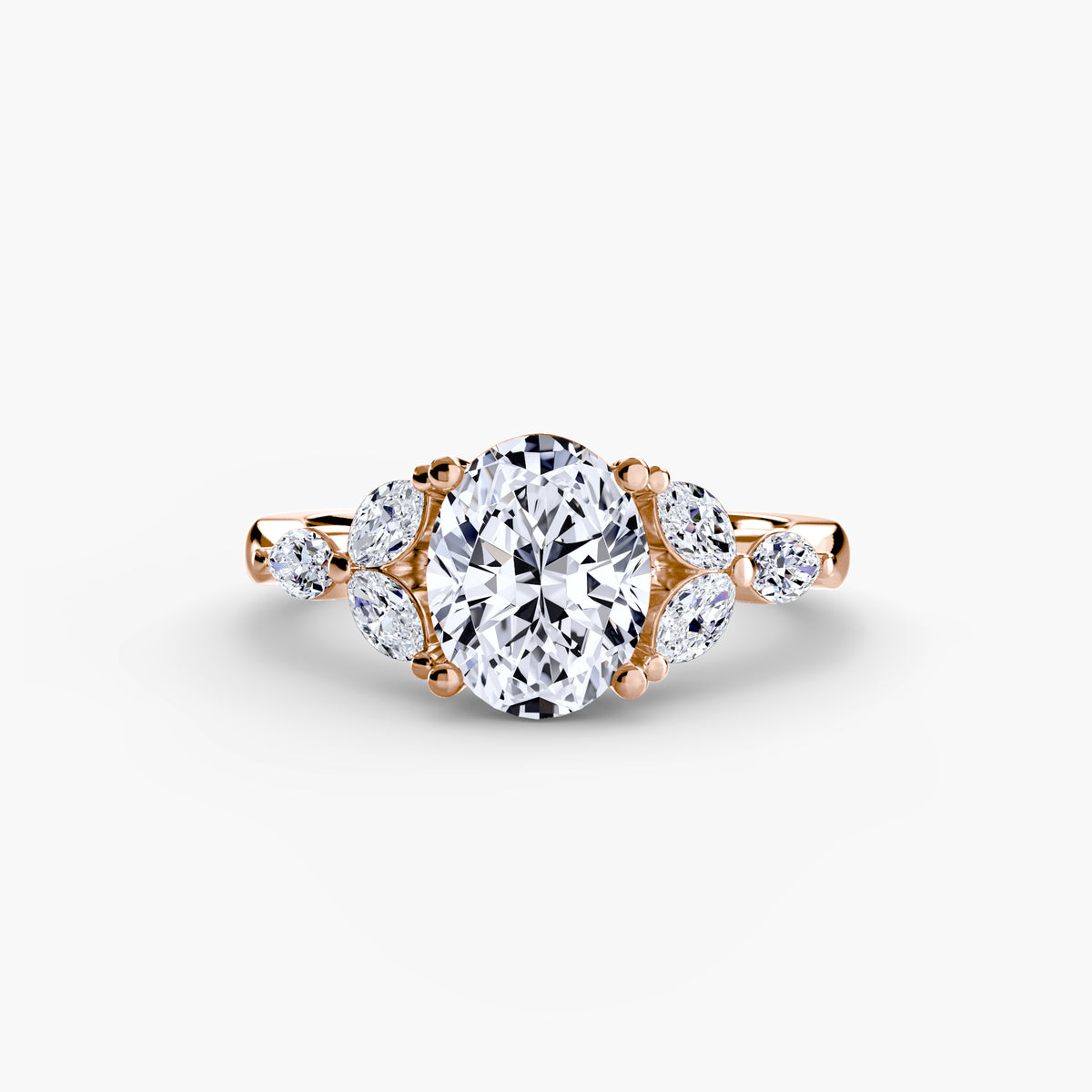 Bague à Épaules en Grappe