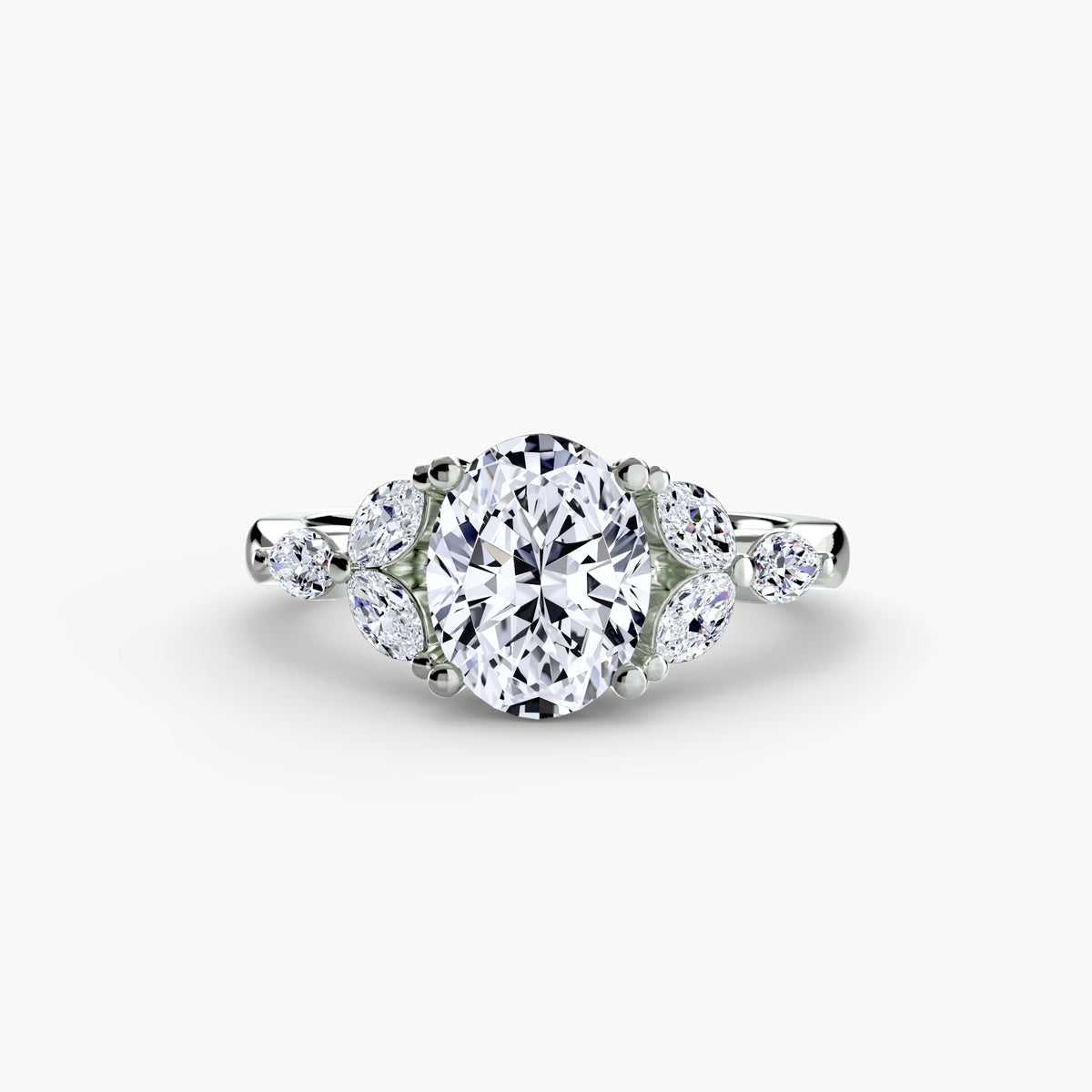 Bague à Épaules en Grappe
