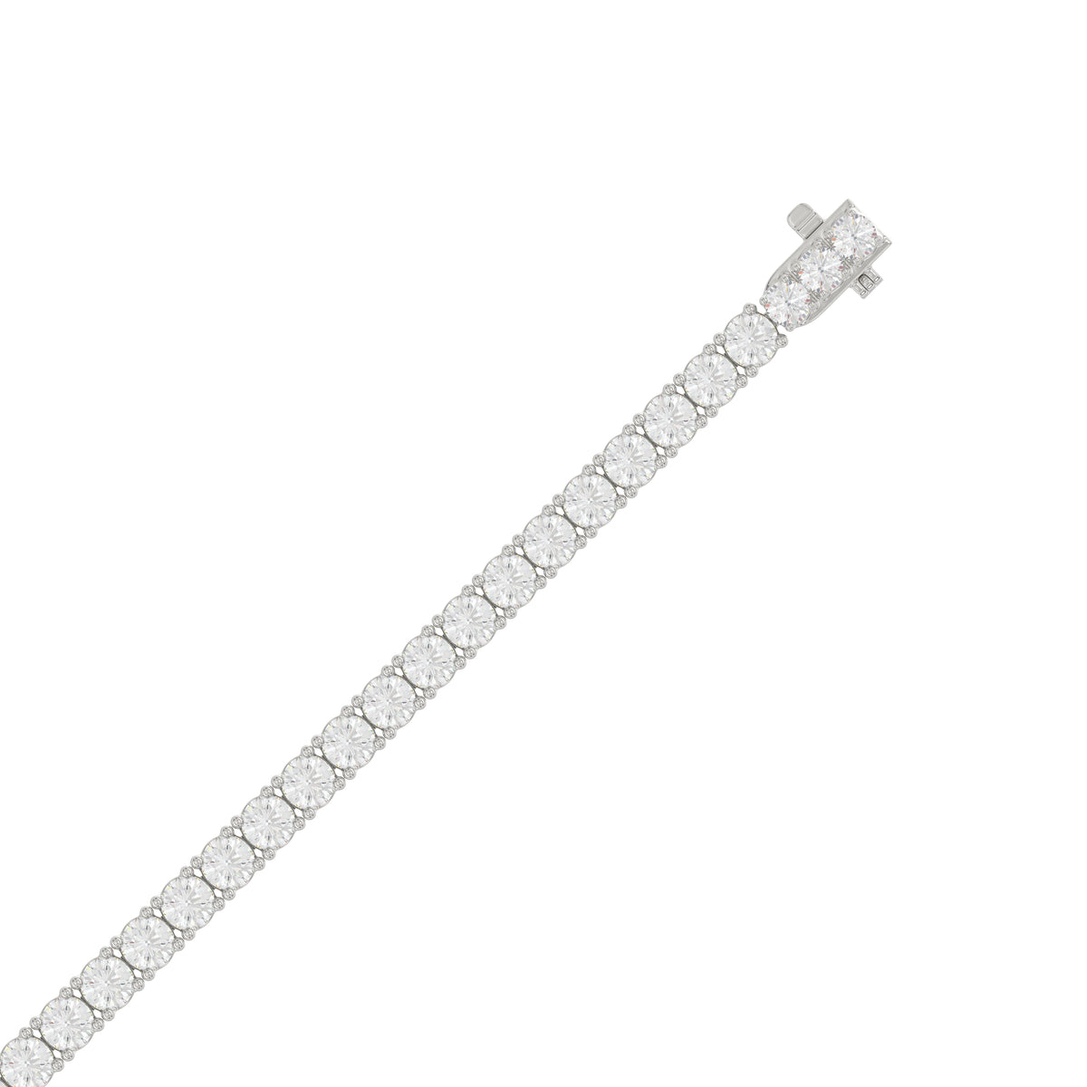 7 ct, or blanc 9 carats, vue de dessus #Carats_7 ct#Métal~Or blanc