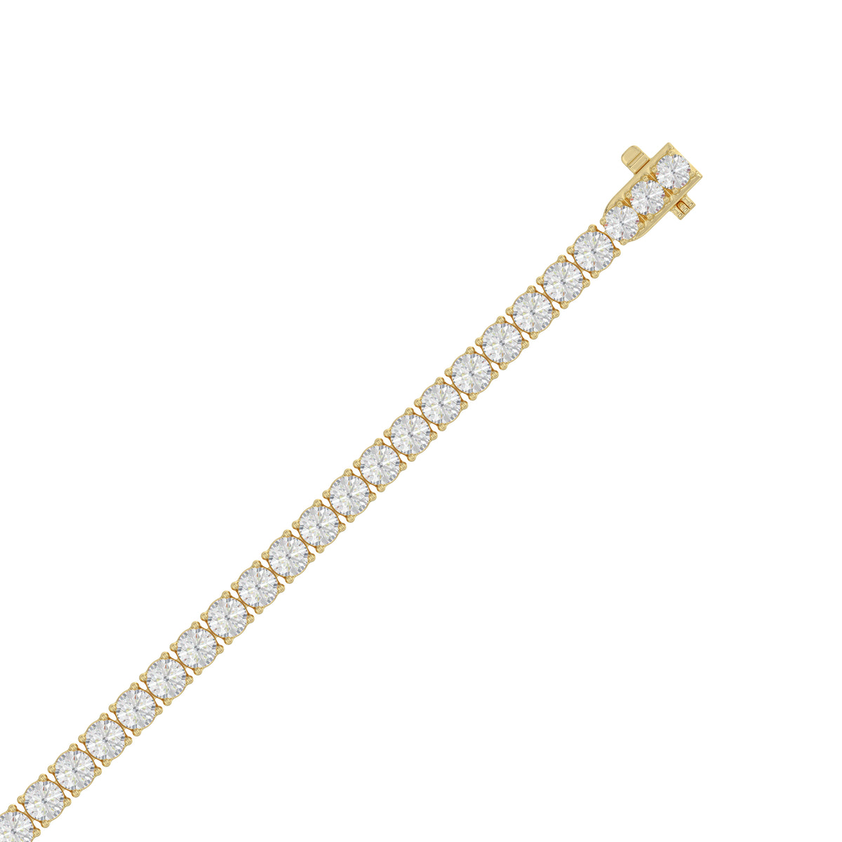 5 ct, or jaune 9 carats, vue de dessus #Carats_5 ct#Métal~Or jaune
