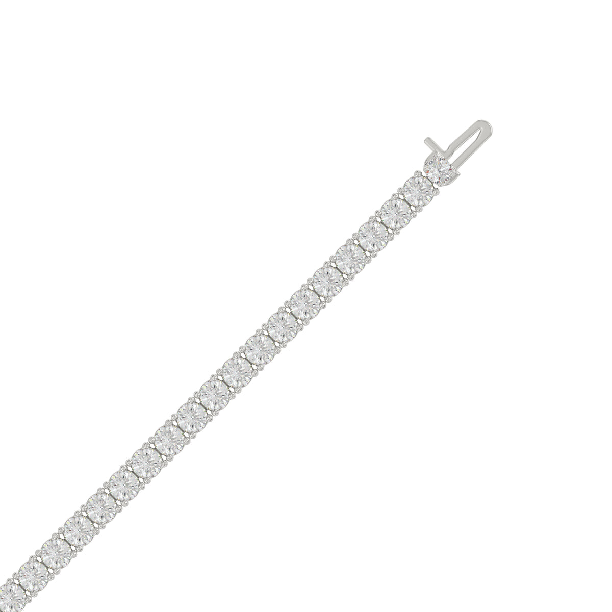 7 ct, or blanc 9 carats, vue à plat #Carats_7 ct#Métal~Or blanc