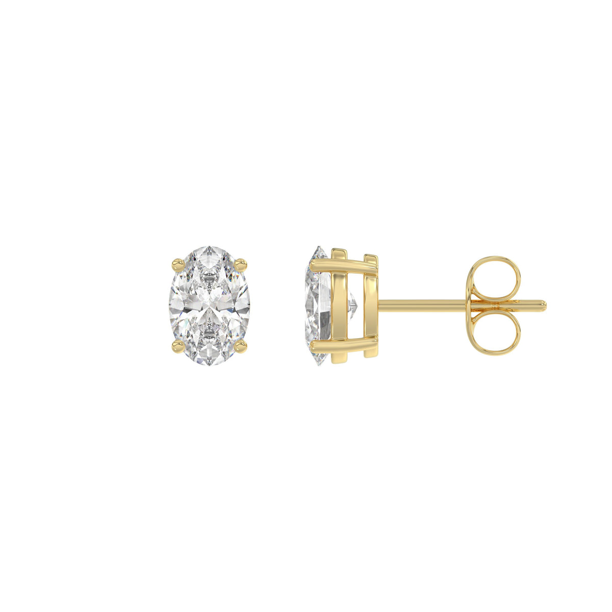 #Forme_Ovale#Carats_1 ct#Métal~Or jaune