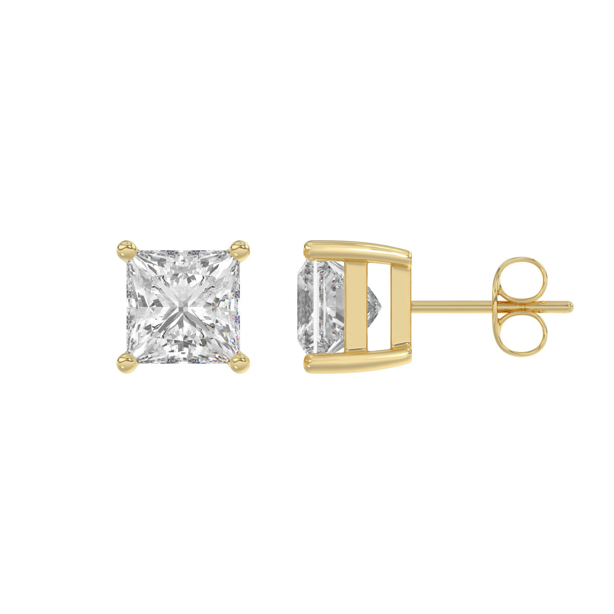 #Forme_Princesse#Carats_3 ct#Métal~Or jaune